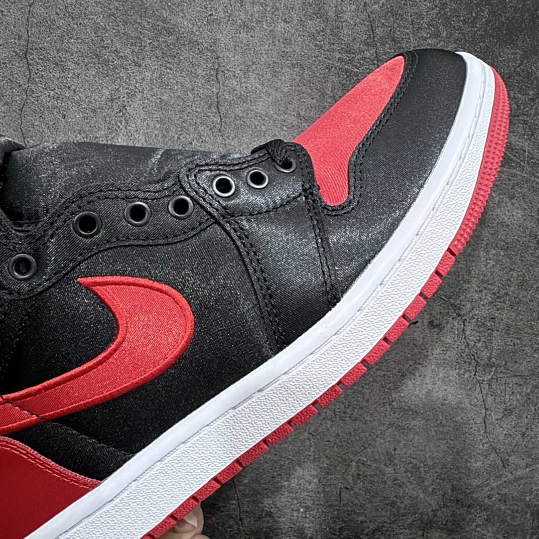 450 【新DT版】 Air Jordan 1 Retro High OG " Satin Bred " 禁穿黑红丝绸 AJ1乔1高帮文化篮球鞋 FD4810-061