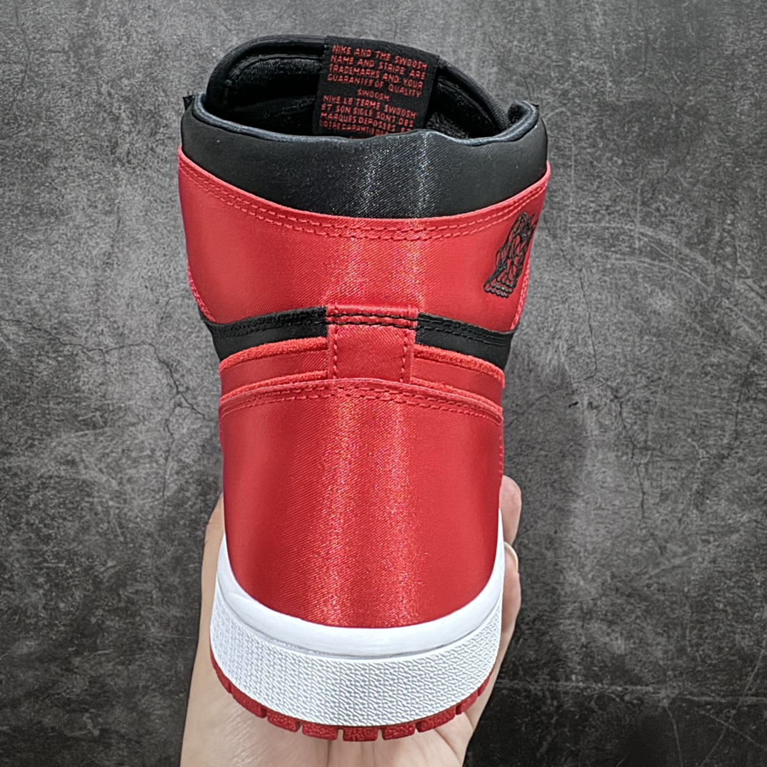 450 【新DT版】 Air Jordan 1 Retro High OG " Satin Bred " 禁穿黑红丝绸 AJ1乔1高帮文化篮球鞋 FD4810-061