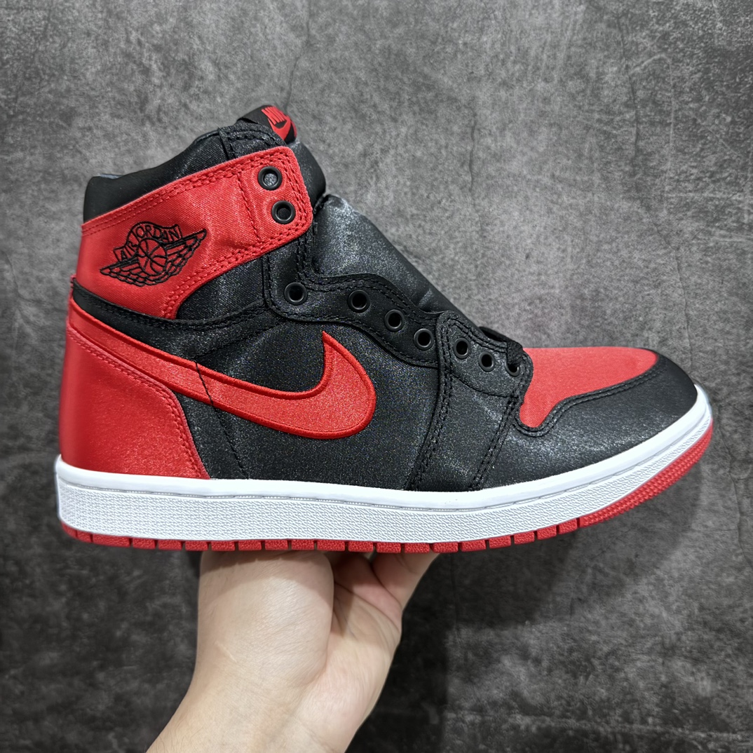 450 【新DT版】 Air Jordan 1 Retro High OG ” Satin Bred ” 禁穿黑红丝绸 AJ1乔1高帮文化篮球鞋 FD4810-061