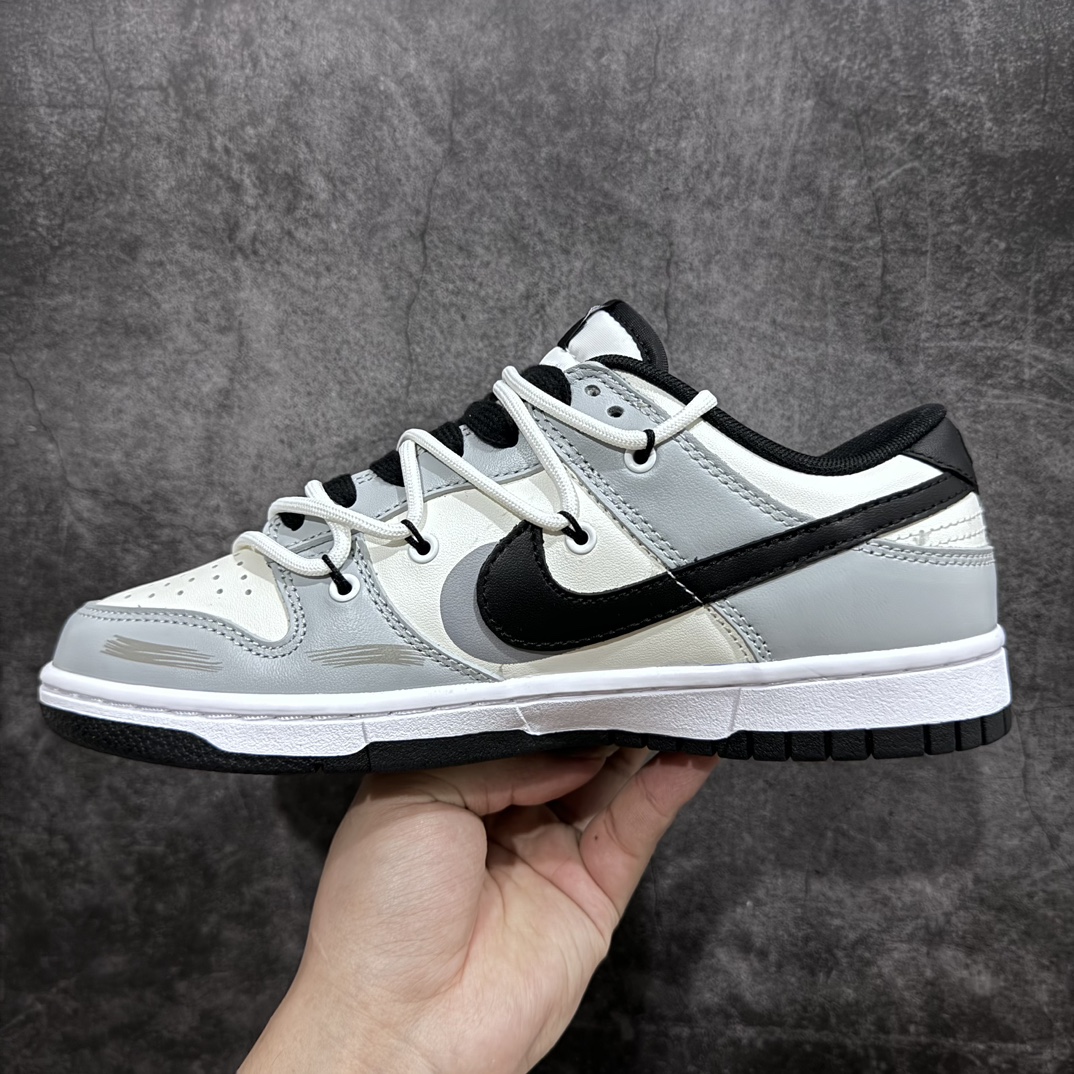 图片[6]-【K13升级版】NK SB Dunk Low”Green/Beige“绑绳解构风 系列低帮休闲运动滑板板鞋 货号：DD1391-100 尺码：35.5 36 36.5 37.5 38 38.5 39 40 40.5 41 42 42.5 43 44 45 46n-莆田鞋批发中心