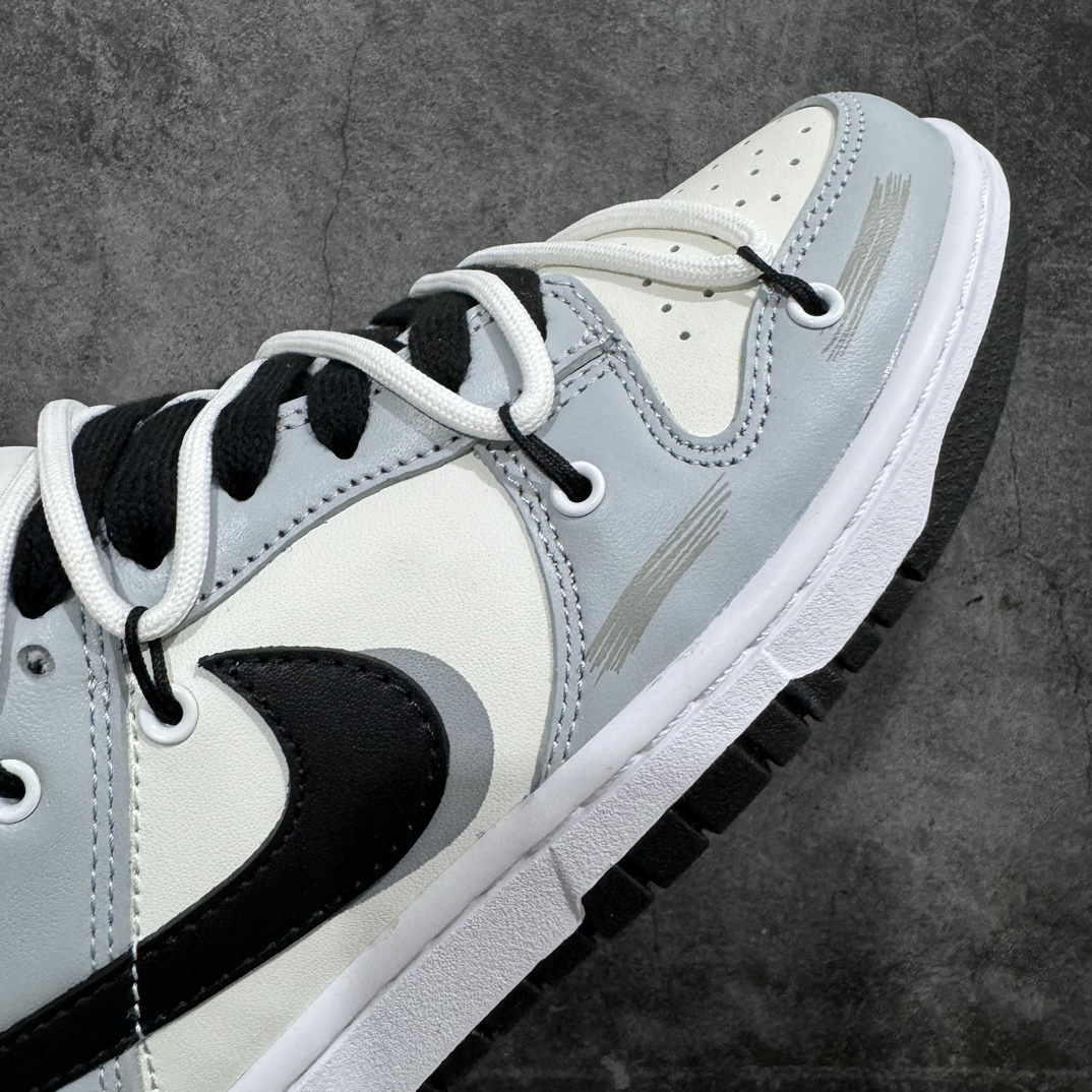 图片[5]-【K13升级版】NK SB Dunk Low”Green/Beige“绑绳解构风 系列低帮休闲运动滑板板鞋 货号：DD1391-100 尺码：35.5 36 36.5 37.5 38 38.5 39 40 40.5 41 42 42.5 43 44 45 46n-莆田鞋批发中心