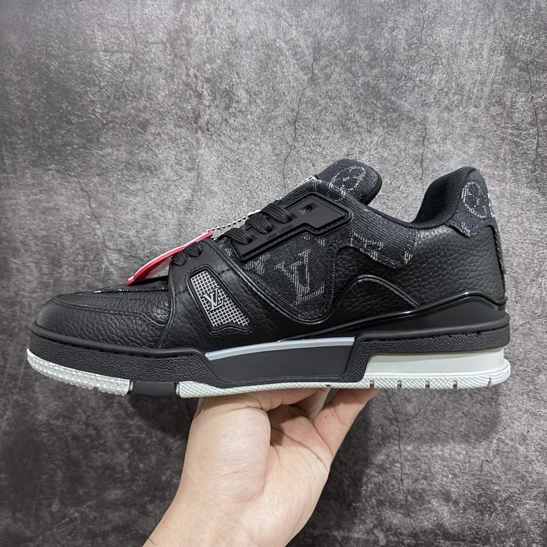 580 【顶级无胶礼盒有字版】 Nigo x LV Trainer 低帮板鞋