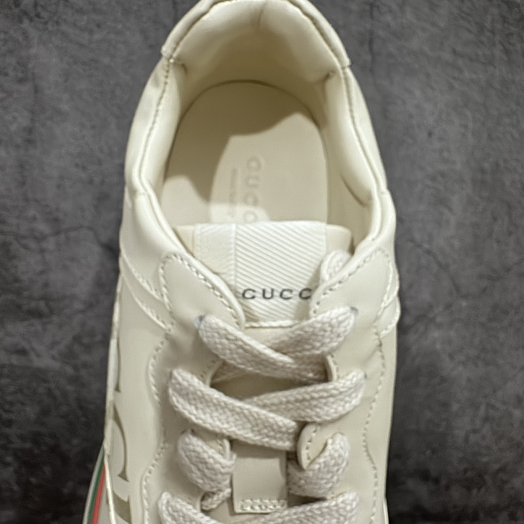 550 古驰 Gucci Rhyton Vintage Trainer Sneaker 古驰老爹5D皮革角状复古慢跑鞋 528892 DRW00 9522