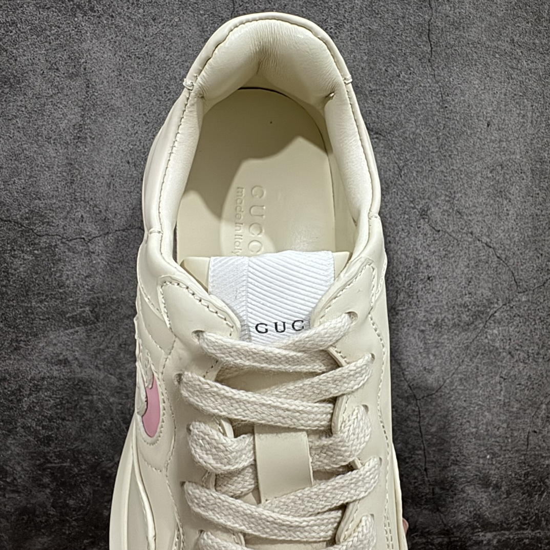 550 古驰 Gucci Rhyton Vintage Trainer Sneaker 古驰老爹5D皮革角状复古慢跑鞋 757887 UPG70 9564