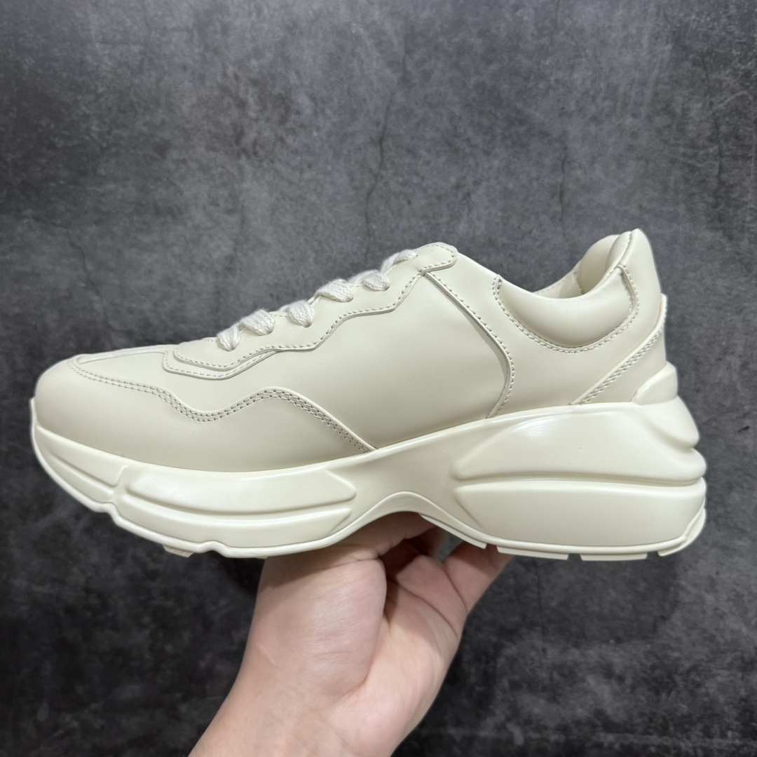 550 古驰 Gucci Rhyton Vintage Trainer Sneaker 古驰老爹5D皮革角状复古慢跑鞋 757887 UPG70 9564