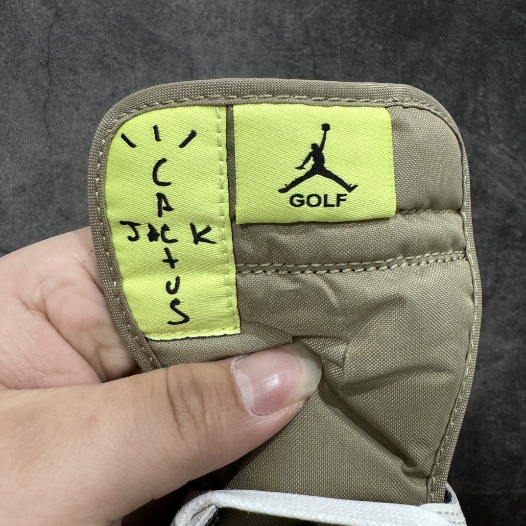 图片[4]-【新DT版】Travis Scott x Air Jordan AJ1 Low Golf \”Olive\” TS联名倒钩高尔夫低帮6.0 FZ3124-200原盒原配 原厂拉帮工艺 针距密度一致 全新升级网板中底 原楦原纸板开发 后跟弧度收口自然不对折 极致一眼正品既视感 原厂皮料 进口玻璃冲刀皮料裁剪零毛边 承诺百分百一致原鞋 全鞋电脑针车工艺 鞋面清洁度最高QC检验标准 控制溢胶 原厂电绣工艺 鞋标鞋盒、防尘纸  均采购来自原厂SIZE：36 36.5 37.5 38 38.5 39 40 40.5 41 42 42.5 43 44 44.5 45 46 47.5-莆田鞋批发中心