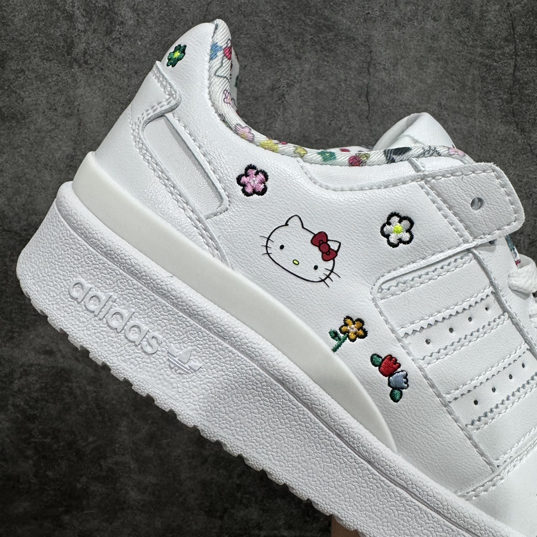 图片[7]-【纯原版】Adidas Original Forum 84 Low OG 定制配色 hello kitty 印花 阿迪达斯 84系列 低帮复古潮流运动板鞋n纯原版 市场最高品质欢迎对比市场其他版本 版型皮料细节明显不一样n原楦原数据开发 采用牛培皮革材质n全头层皮鞋面 原盒原标 专供外贸渠道 货号: IG0301 Size：36 36.5 37.5 38 38.5 39 40-莆田鞋批发中心