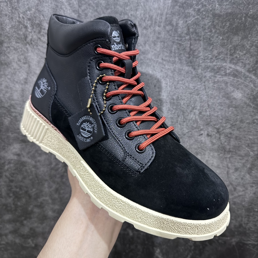 280 【广东纯原】天伯伦 中帮 黑色 氧化底 新货 Timberland添柏岚/天伯伦休闲户外中帮马丁靴系列