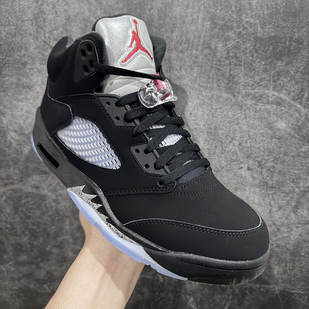 500 【Y3纯原】Air Jordan aj5 Metallic Black 元年黑银 845035-003