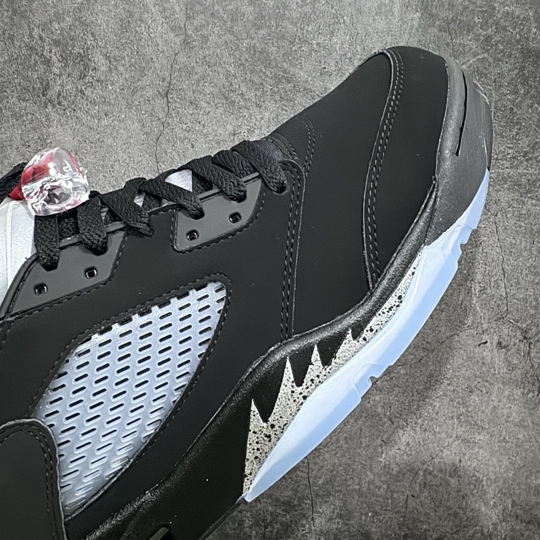 图片[5]-【Y3纯原】Air Jordan aj5  Metallic Black 元年黑银 货号845035-003  原厂材料 完美鞋型 超高清洁度n正确反光鞋舌 区别市场各路通货 欢迎对比 尺码：40-47.5-莆田鞋批发中心