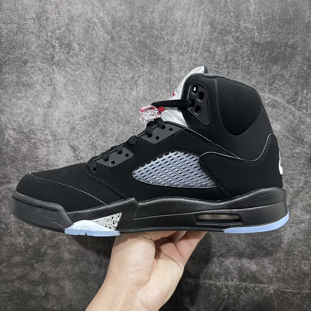 500 【Y3纯原】Air Jordan aj5 Metallic Black 元年黑银 845035-003