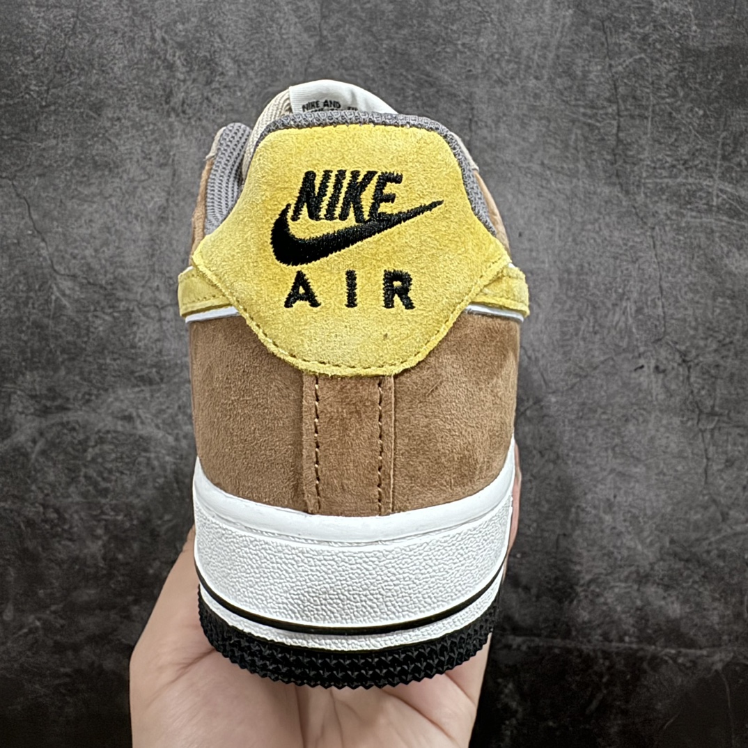 260 耐克Nike By You Air Force 1'07 Low Retro SP空军一号低帮经典百搭休闲运动板鞋“麂皮米黄棕”LF8989-555