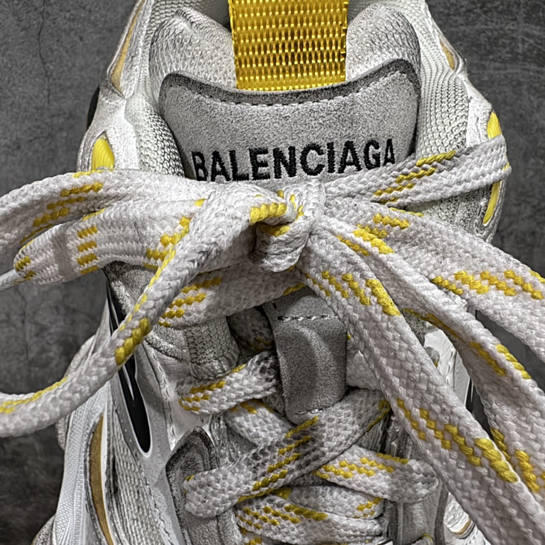 图片[6]-【XA版本】Balenciaga巴黎世家11代 Cargo圆头系带舒适百搭休闲老爹鞋 白黄nn全网独家首批出货  配件齐全终端优势供货  官方主推款 必火款的湖南兴昂原厂渠道 原厂组合大底原厂鞋面 正确做旧 细节见高清实拍 Size：35 36 37 38 39 40 41 42 43 44 45 46-莆田鞋批发中心