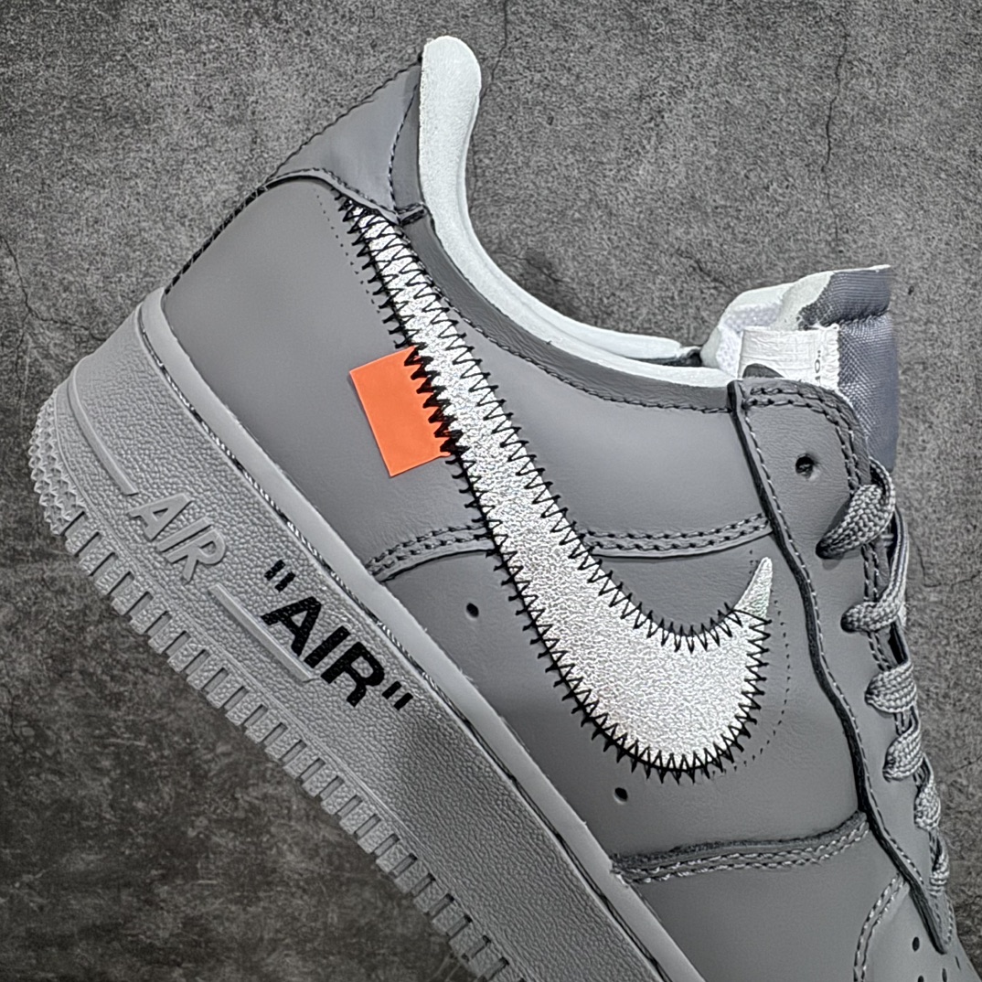 400 【纯原版】Off-White x Nike  Air Force 1 ”Green” 空军一号 OW联名灰色艺术馆 DX1419-500