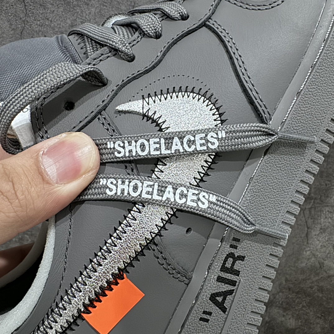 图片[4]-【纯原版】Off-White x NK Air Force 1 \”Green\” 空军一号 OW联名灰色艺术馆 DX1419-500 全套原原楦纸版开发 越南原大装底 重金采购原厂Prime Asia贝利进口皮料 内侧标语字体三段大小 原厂油墨加持 色泽亮度 高频效果一致 全鞋电脑针车 工整有序 视觉效果满分 原厂拉帮手法 标准四线 密度针距针孔大小控制到位 原装反口里网布海绵 正确卡色网眼大小 原厂港宝加持完美还原灵魂版型 原盒原配从里到外百分百还原 内置Sole气垫 中底白色背胶SIZE：40 40.5 41 42 42.5 43 44 44.5 45 46 47.5-莆田鞋批发中心