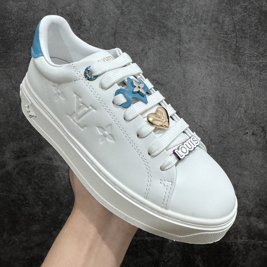 图片[3]-【广东顶级纯原】Louis Vuitton Time Out Low Sneaker LV 舒畅系列休闲松糕锯齿底系列板鞋n配件抽屉礼盒 防尘布袋 身份卡 小票采用软质粒面头层牛革拼接制成鞋面材质高密度电脑车线工艺 小牛真皮内里贴附nPU超软脚感乳胶鞋垫 外置隔色厚实橡胶大底 Size：35-39n-莆田鞋批发中心