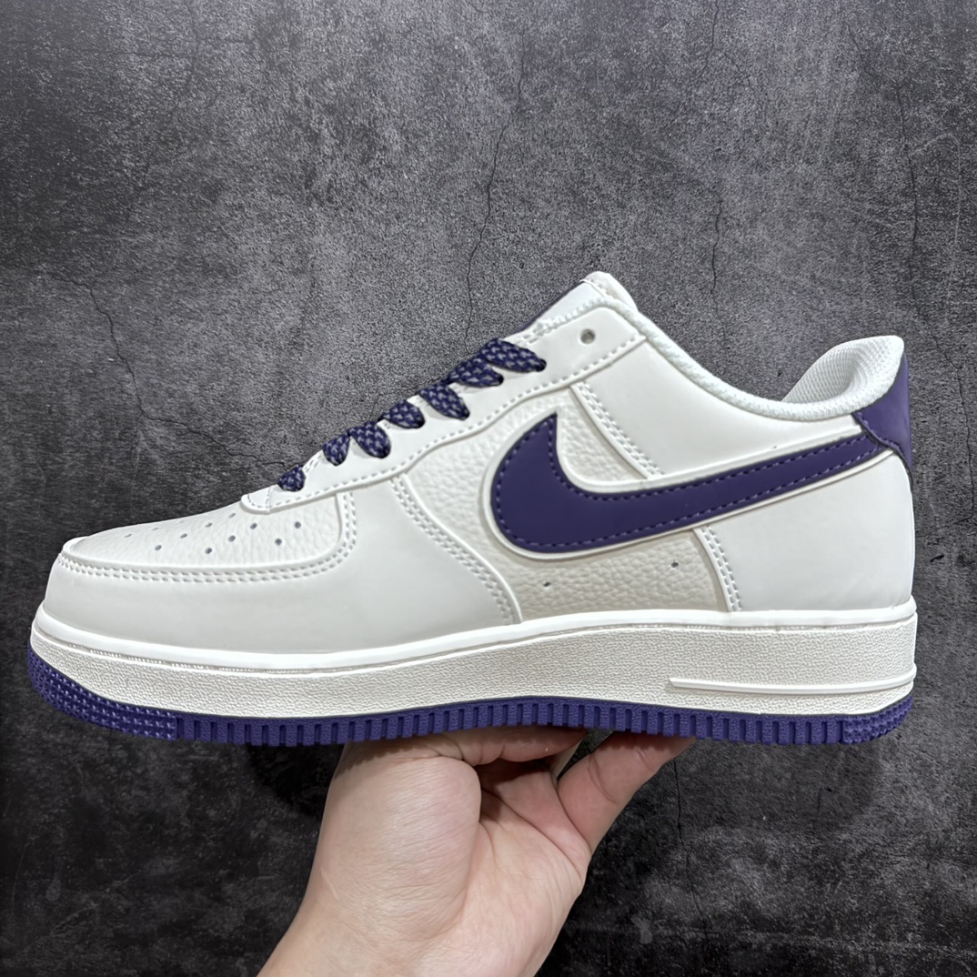 图片[2]-【公司级】Air Force 1 \’07 Low 米白紫n原楦头原纸板 打造纯正空军版型n#专注外贸渠道 全掌内置蜂窝气垫 #原盒配件 原厂中底钢印、拉帮完美 官方同步上架 货号：GL6835-015 Size：36 36.5 37.5 38 38.5 39 40 40.5 41 42 42.5 43 44 44.5 45-莆田鞋批发中心