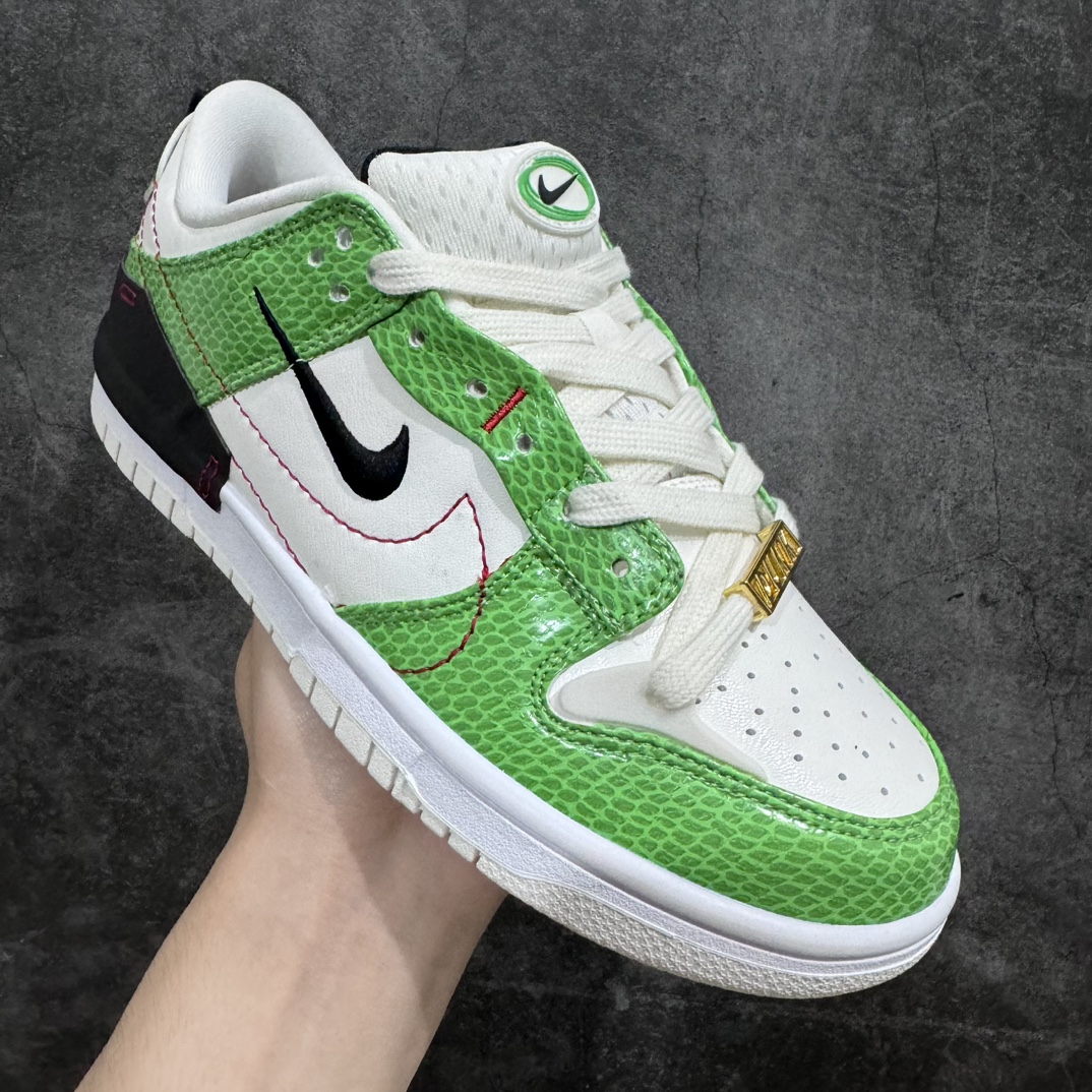 240 【纯原Y版本】 Nike  Dunk Low Disrupt 2低帮可回收材料白绿蛇纹 DV1491-101