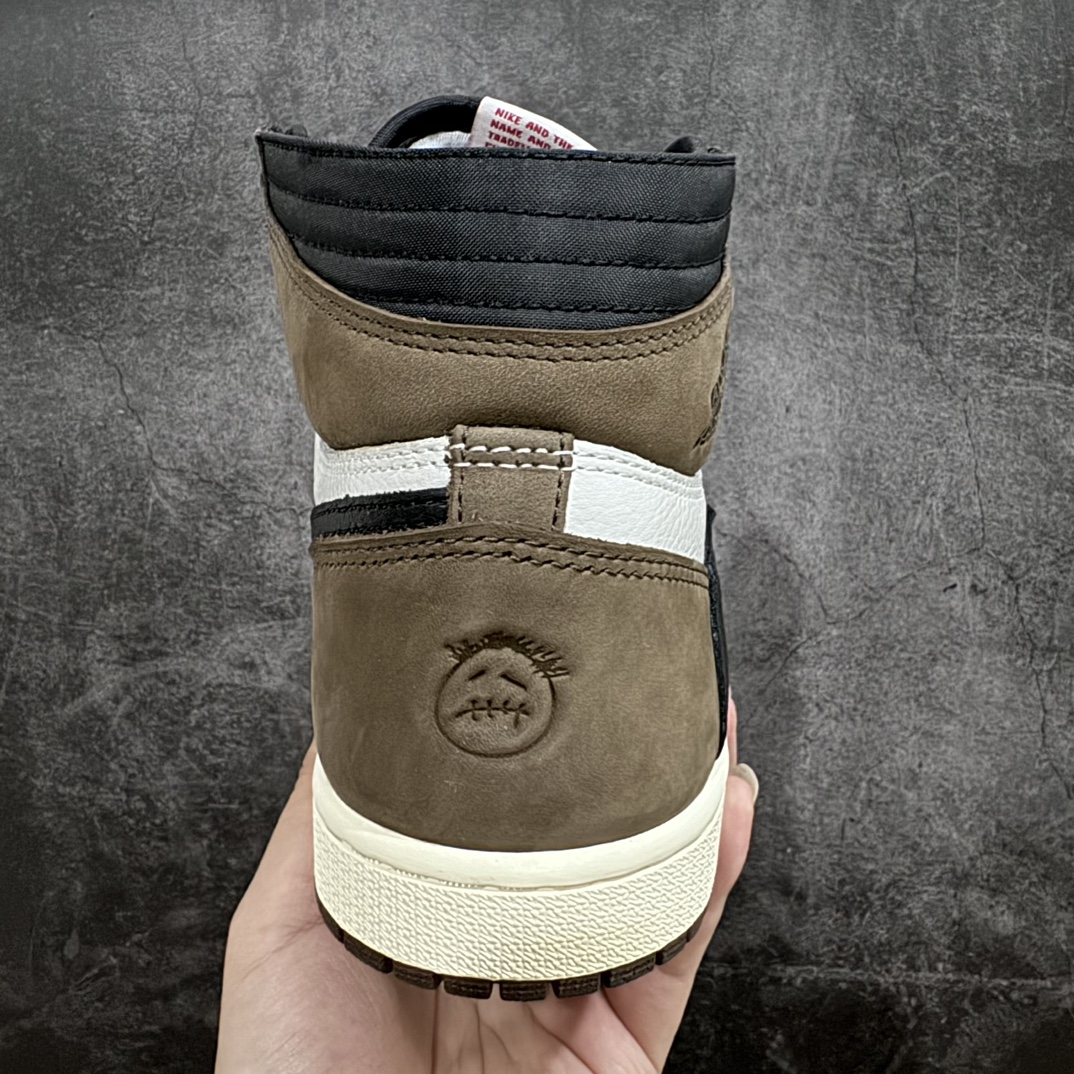 480 【PK4.0版】Travis Scott x Jordan Air Jordan 1High Og AJ1 TS深棕倒钩高帮