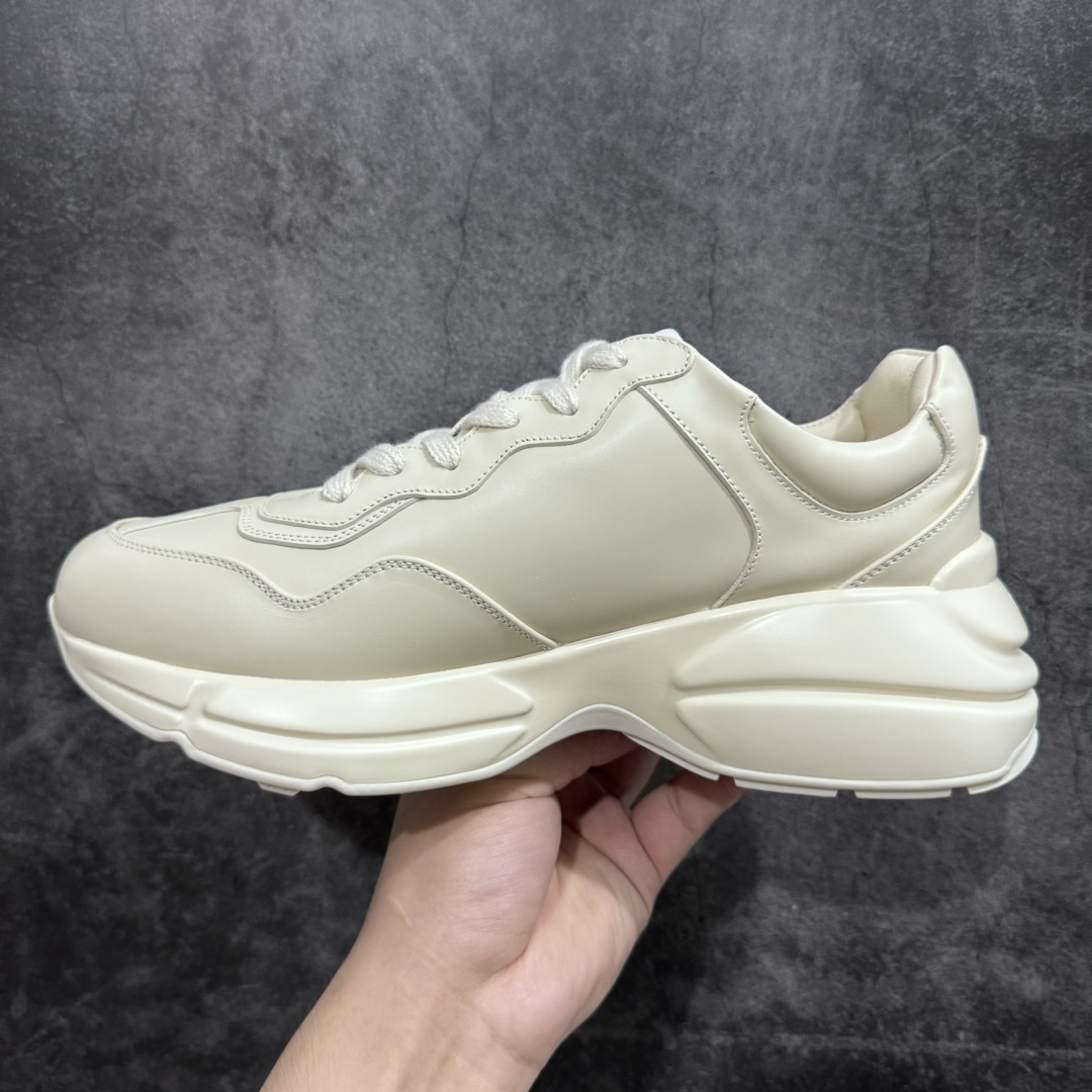 550 古驰 Gucci Rhyton Vintage Trainer Sneaker 古驰老爹5D皮革角状复古慢跑鞋