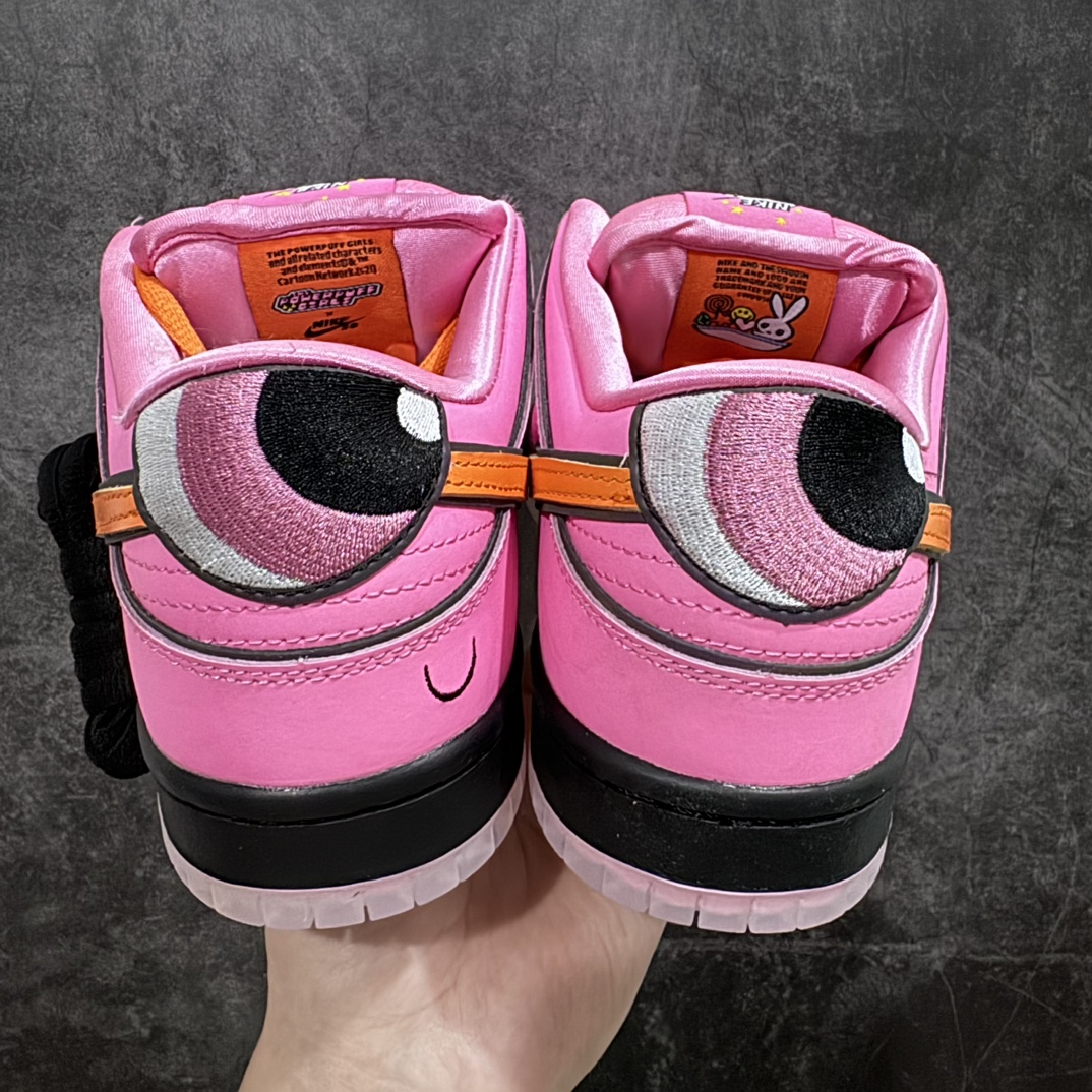 380 【LJ渠道版本】The Powerpuff Girls x Nike  SB Dunk Low 飞天小女警联名 粉色花花 FD2631-600