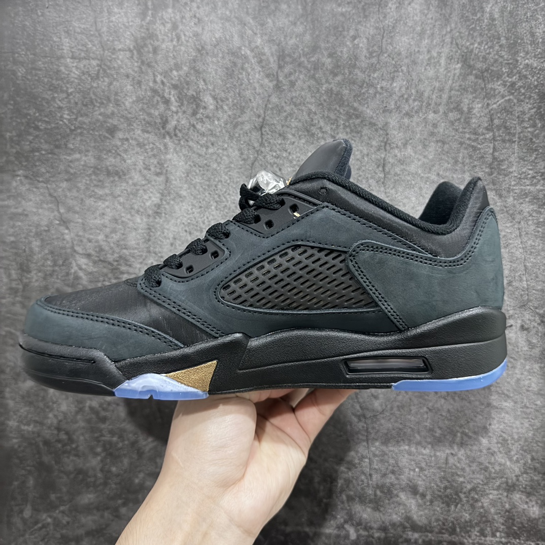 280 【原厂批次】Air Jordan AJ5 Retro Low WF Wings 低帮乔5 黑金 DJ1094-001