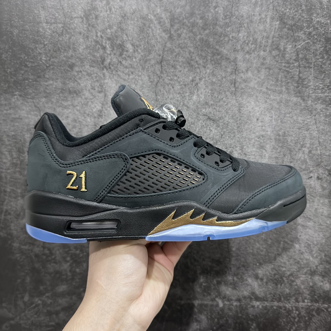 280 【原厂批次】Air Jordan AJ5 Retro Low WF Wings 低帮乔5 黑金 DJ1094-001