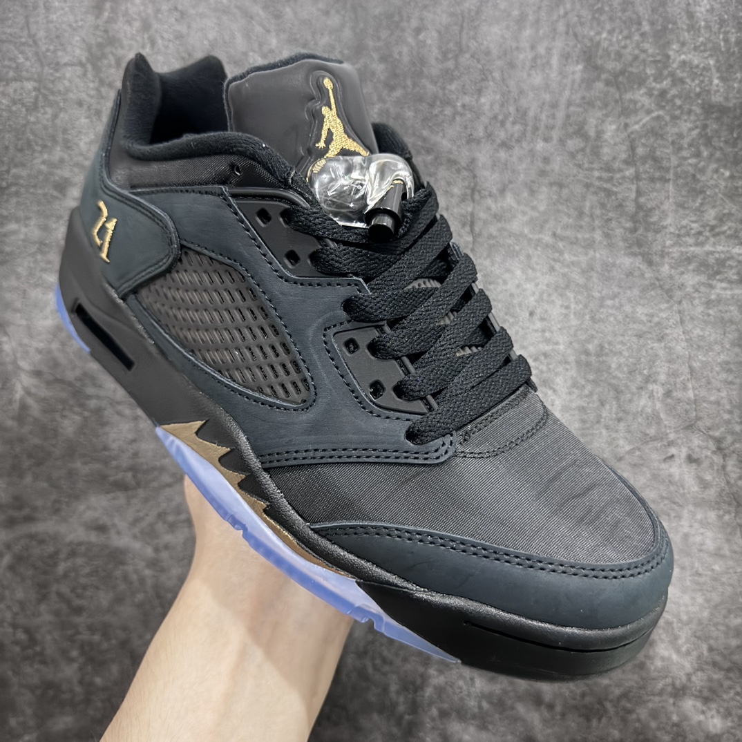 280 【原厂批次】Air Jordan AJ5 Retro Low WF Wings 低帮乔5 黑金 DJ1094-001