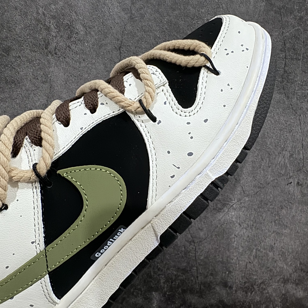 图片[6]-【纯原Z版】NK SB Dunk Low”Green/Beige“小小熊猫 解构麻绳 绑绳解构风 系列低帮休闲运动滑板板鞋 货号：DD1391-100 尺码：35.5 36 36.5 37.5 38 38.5 39 40 40.5 41 42 42.5 43 44 45 46-莆田鞋批发中心