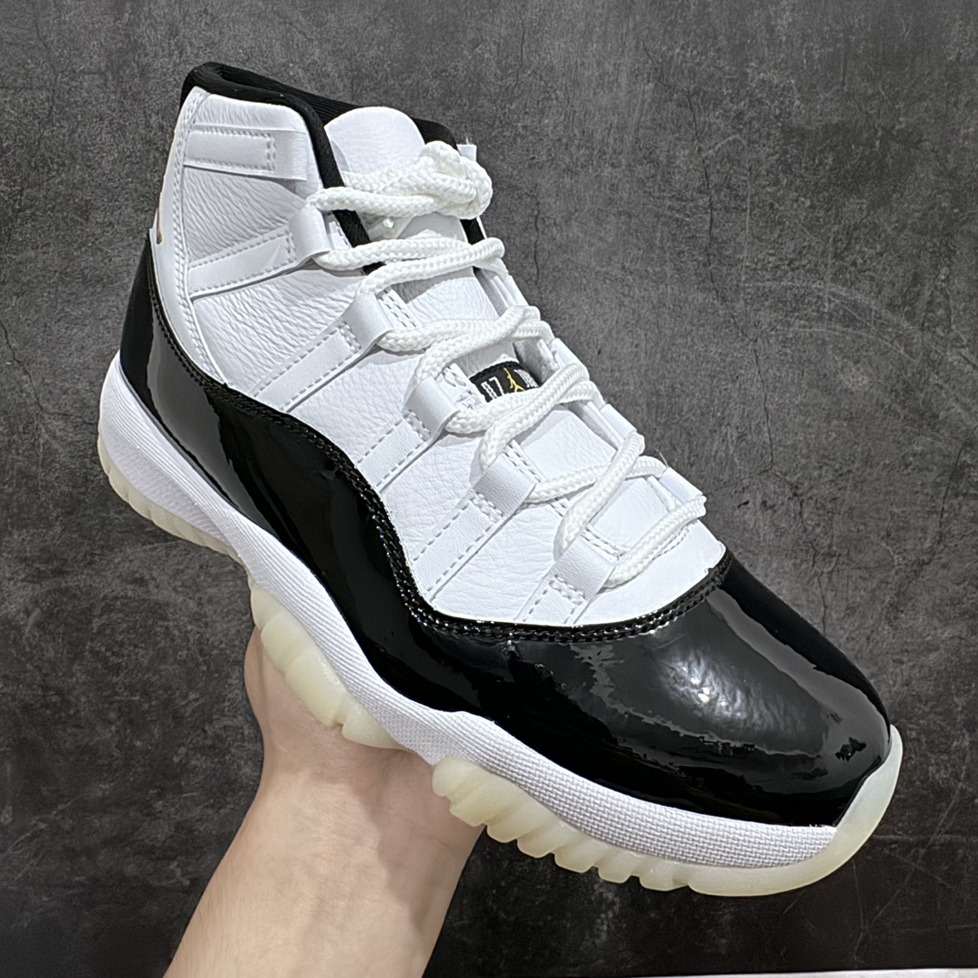 图片[3]-【OG纯原】 Air Jordan AJ11 \”DMP\”黑金 金砖 CT8012-170纯原大厂出品 男女码全齐n原楦原档案数据开模打造原厂中底拉帮钢印 原厂漆皮 防冻不开裂头层皮料 原装鞋撑 水晶大底正确色度色泽原楦原数据刺绣 原厂车缝走线及对位 毫厘不差飞人logo采用原数据电脑刺绣 原装正品碳纤维真实碳板 增强抗扭 原内标 原盒标 正确官方原盒 原厂防氧化水晶外底 原厂配套厂全掌solo气垫 Size：36-47.5-莆田鞋批发中心