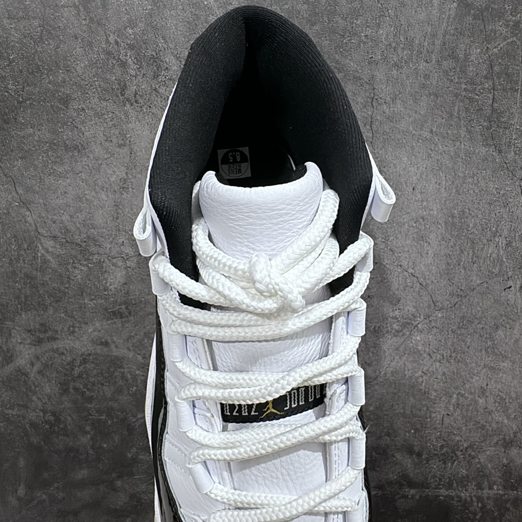 图片[7]-【OG纯原】 Air Jordan AJ11 \”DMP\”黑金 金砖 CT8012-170纯原大厂出品 男女码全齐n原楦原档案数据开模打造原厂中底拉帮钢印 原厂漆皮 防冻不开裂头层皮料 原装鞋撑 水晶大底正确色度色泽原楦原数据刺绣 原厂车缝走线及对位 毫厘不差飞人logo采用原数据电脑刺绣 原装正品碳纤维真实碳板 增强抗扭 原内标 原盒标 正确官方原盒 原厂防氧化水晶外底 原厂配套厂全掌solo气垫 Size：36-47.5-莆田鞋批发中心