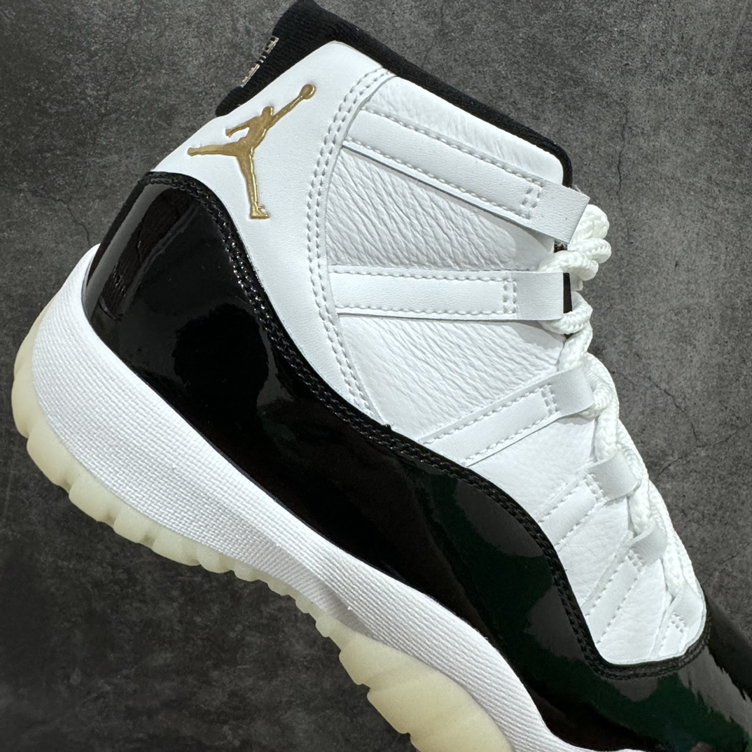 图片[9]-【OG纯原】 Air Jordan AJ11 \”DMP\”黑金 金砖 CT8012-170纯原大厂出品 男女码全齐n原楦原档案数据开模打造原厂中底拉帮钢印 原厂漆皮 防冻不开裂头层皮料 原装鞋撑 水晶大底正确色度色泽原楦原数据刺绣 原厂车缝走线及对位 毫厘不差飞人logo采用原数据电脑刺绣 原装正品碳纤维真实碳板 增强抗扭 原内标 原盒标 正确官方原盒 原厂防氧化水晶外底 原厂配套厂全掌solo气垫 Size：36-47.5-莆田鞋批发中心