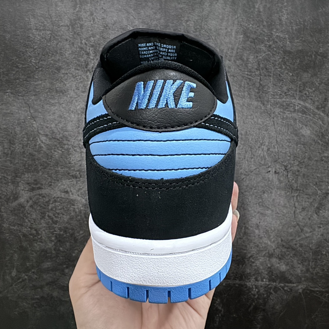 图片[4]-【Top纯原版】耐克Nike SB Dunk Low Pro\”Black University Blue\”扣篮系列低帮休闲运动滑板板鞋“黑北卡大学蓝”304292-048n男鞋真标半码制n升级原厂更新数据窄楦翘头版型n采用软质头层皮组合翻毛皮革鞋面材质n正确后跟反口里弧度 原厂中底布正确印刷n鞋垫嵌EVA缓震物料及Air Zoom气垫 外置RB耐磨橡胶大底❗️ 尺码：40 40.5 41 42 42.5 43 44 44.5 45 46 47.5n-莆田鞋批发中心