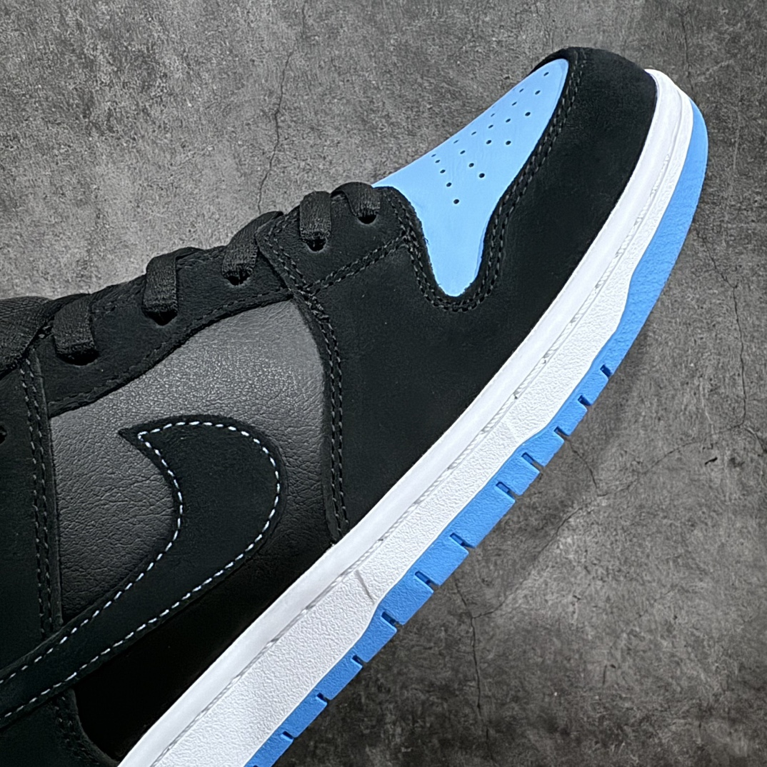 图片[6]-【Top纯原版】耐克Nike SB Dunk Low Pro\”Black University Blue\”扣篮系列低帮休闲运动滑板板鞋“黑北卡大学蓝”304292-048n男鞋真标半码制n升级原厂更新数据窄楦翘头版型n采用软质头层皮组合翻毛皮革鞋面材质n正确后跟反口里弧度 原厂中底布正确印刷n鞋垫嵌EVA缓震物料及Air Zoom气垫 外置RB耐磨橡胶大底❗️ 尺码：40 40.5 41 42 42.5 43 44 44.5 45 46 47.5n-莆田鞋批发中心