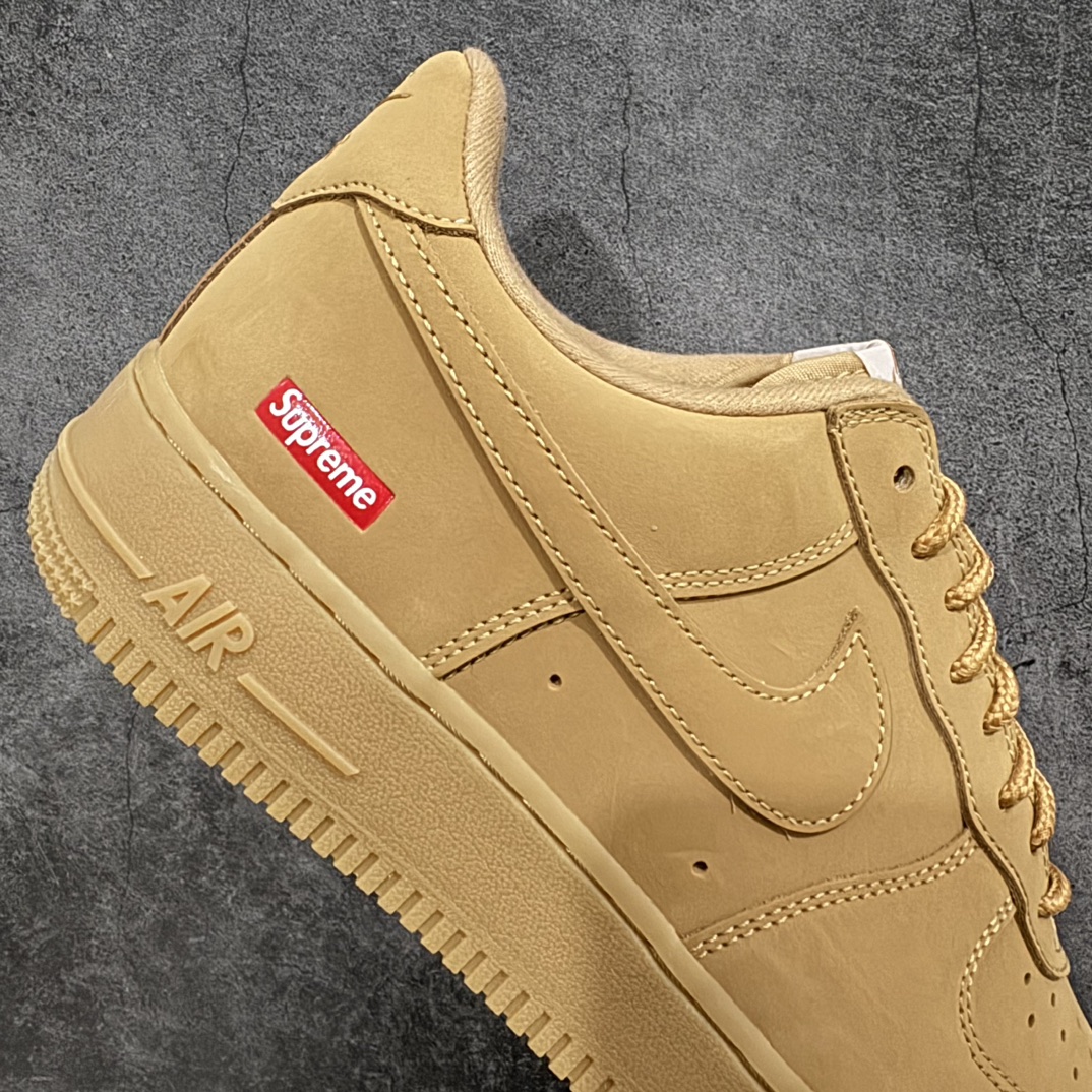 [Pure original G version] Supreme x Air Force 1 AF1 Air Force Low Top Wheat Joint DN1555-200