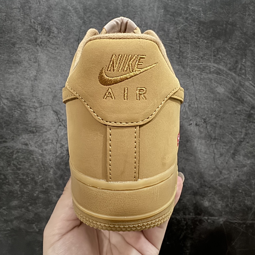 [Pure original G version] Supreme x Air Force 1 AF1 Air Force Low Top Wheat Joint DN1555-200