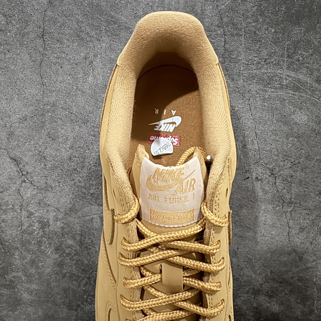 [Pure original G version] Supreme x Air Force 1 AF1 Air Force Low Top Wheat Joint DN1555-200