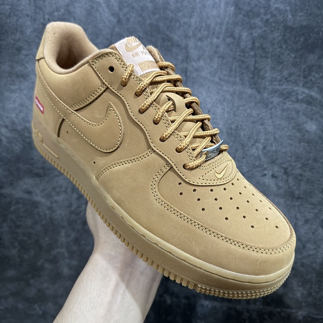 [Pure original G version] Supreme x Air Force 1 AF1 Air Force Low Top Wheat Joint DN1555-200