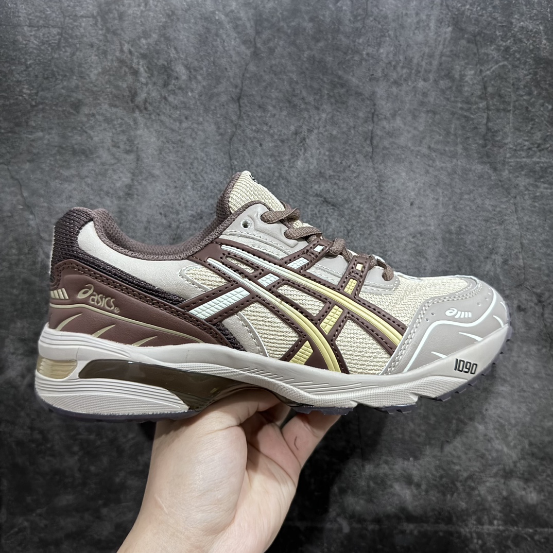 【公司级】ASICS Tiger GEL-1090系列低帮户外风休闲运动跑步鞋 全网最高性价比版本 日本专业跑鞋品牌-亚瑟士/采用合成革透气配合部分网眼布鞋面材质#鞋身前途稳定包裹系统n#全新轻量EVA发泡缓震中底n#外置特殊防滑耐磨橡胶底片❗ 货号：1203A243-022  D1D6 尺码：36 37 37.5 38 39 39.5 40.5 41.5 42 42.5 43.5 44 45-莆田鞋批发中心