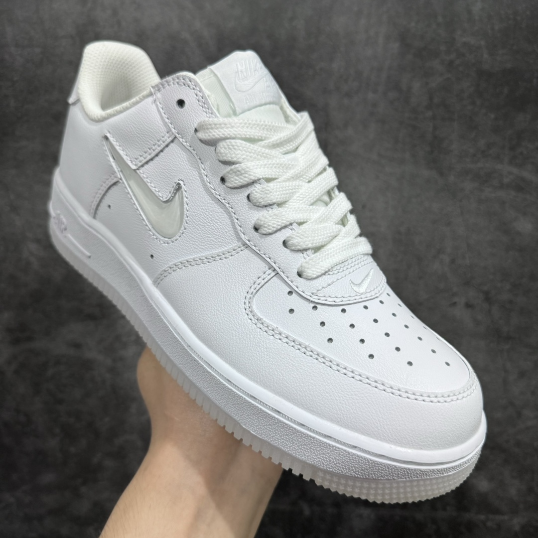 图片[3]-【公司级】NK Air Force 1‘07 Low ”Royal Jewel“ 果冻勾 空军一号低帮休闲板鞋 货号：FN5924-100n原楦原纸板 纯正空军版型 高清洁度 内置全掌气垫 尺码：36 36.5 37.5 38 38.5 39 40 40.5 41 42 42.5 43 44 44.5 45-莆田鞋批发中心