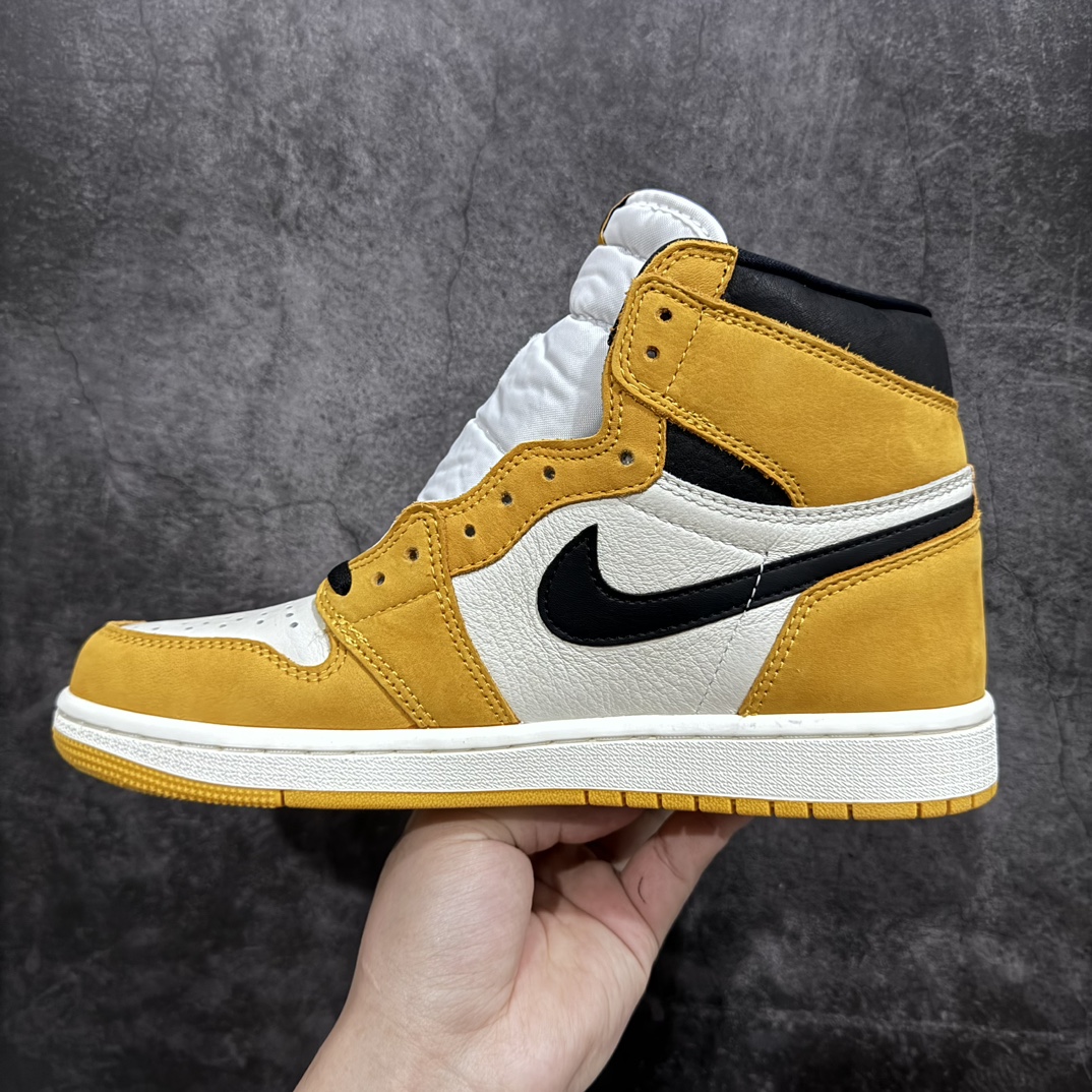 360 【原厂版】Air Jordan AJ1高帮 OG黄赭色 DZ5485-701