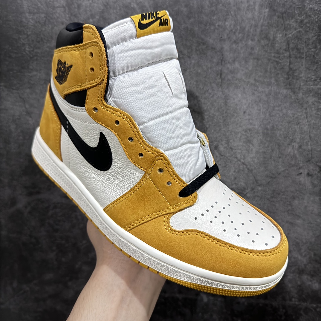 图片[3]-【原厂版】Air Jordan AJ1高帮 OG黄赭色 白黄小麦n官方即将发收款 顶级品质 实拍即所得 尺码40-47.5 货号DZ5485-701-莆田鞋批发中心