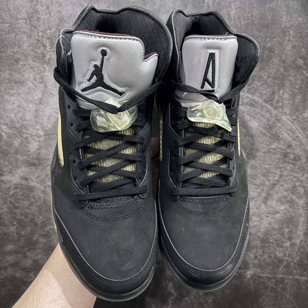 纯原版AMaManiérexAirJordan5“Black”AJ5高帮AMMxAJ5货号FD1330-