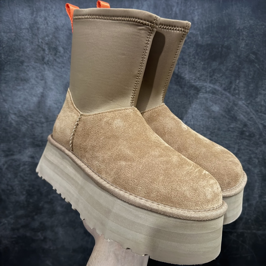 图片[9]-UGG Classic Dipper2023新款迪普靴 1144031 大爆款nEVA高弹橡胶大底 舒适轻盈 优选质感鞋面 采用翻毛皮 氯丁橡胶鞋面 舒适时髦一并拿捏 17毫米厚茸内里 御寒保暖 中部带多功能拉链设计 代购必备 专柜正品楦形 防污防水面 尺码：35 36 37 38 39 40-莆田鞋批发中心