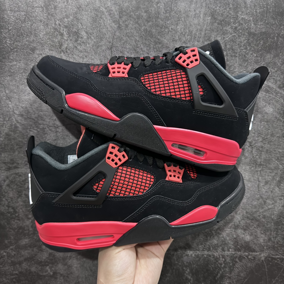 【纯原】Air Jordan 4 AJ4黑红雷公 CT8527-016 圈内公认最强四 耗时半年巨作 全