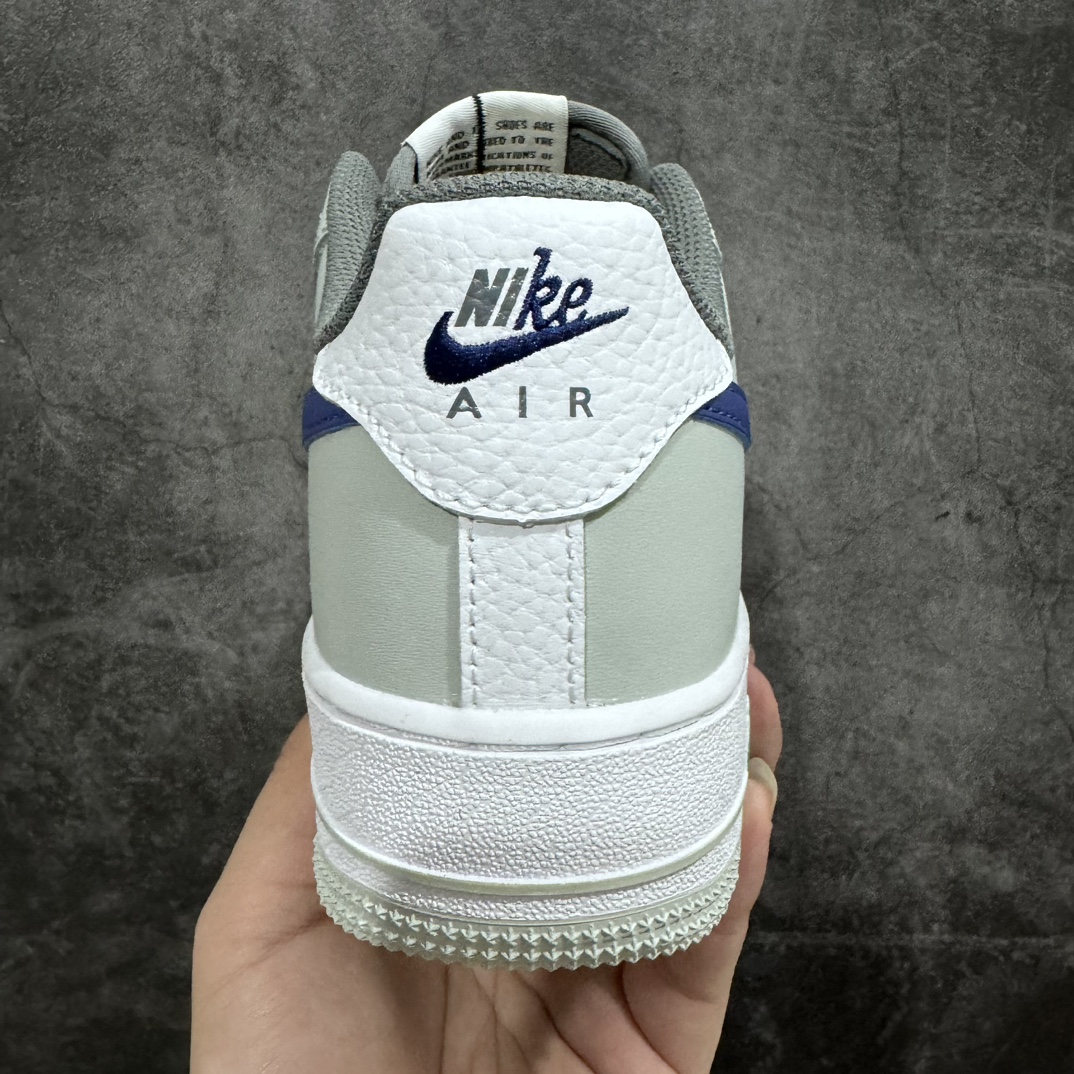 图片[4]-【公司级】空军 灰蓝色  Nike Air Force 1 Low 空军一号低帮运动休闲板鞋 FB9035-001nn#原楦头原纸板 打造纯正空军版型 #专注外贸渠道 全掌内置蜂窝气垫  #原盒配件 原厂中底钢印、拉帮完美  Size：36 36.5 37.5 38 38.5 39 40 40.5 41 42 42.5 43 44 44.5 45-莆田鞋批发中心