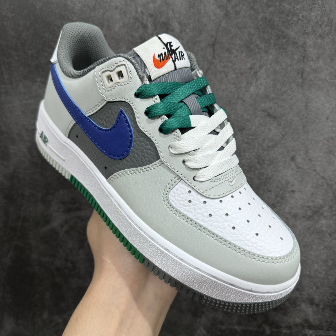 图片[3]-【公司级】空军 灰蓝色  Nike Air Force 1 Low 空军一号低帮运动休闲板鞋 FB9035-001nn#原楦头原纸板 打造纯正空军版型 #专注外贸渠道 全掌内置蜂窝气垫  #原盒配件 原厂中底钢印、拉帮完美  Size：36 36.5 37.5 38 38.5 39 40 40.5 41 42 42.5 43 44 44.5 45-莆田鞋批发中心