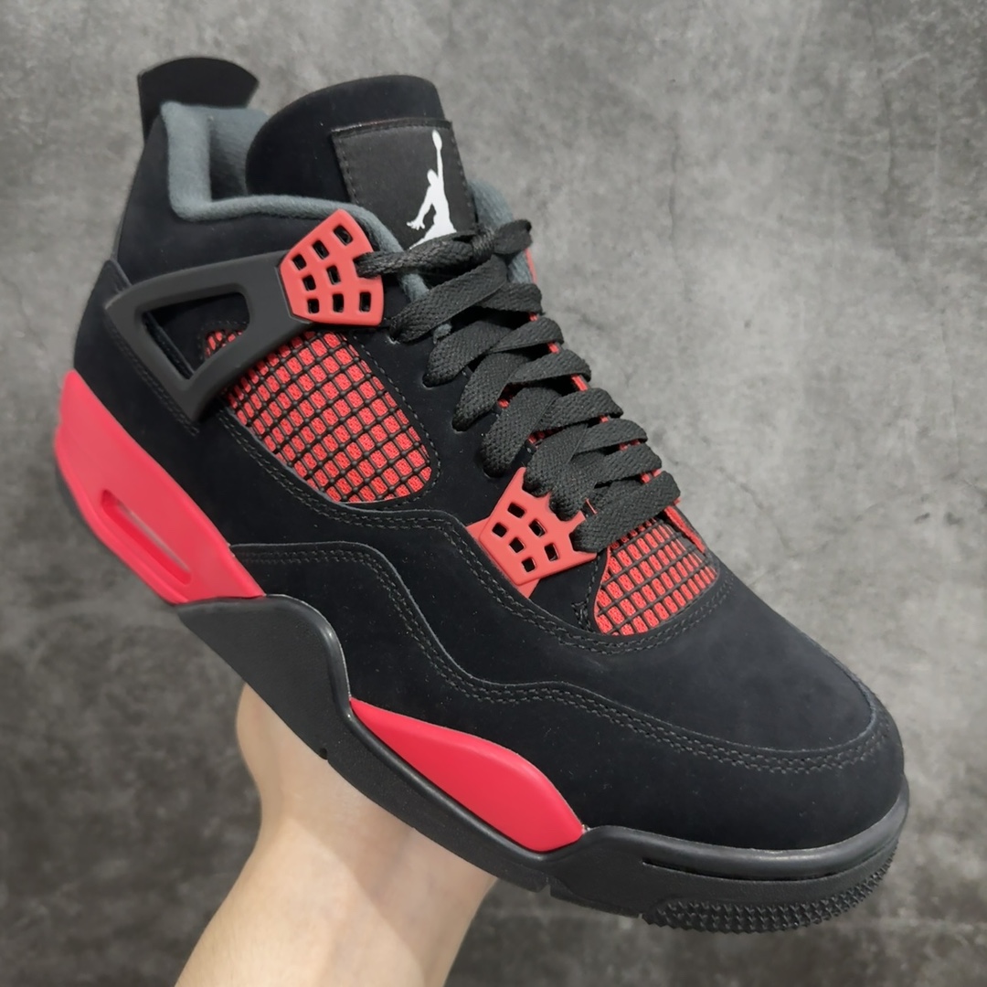 【纯原】Air Jordan 4 AJ4黑红雷公 CT8527-016 圈内公认最强四 耗时半年巨作 全