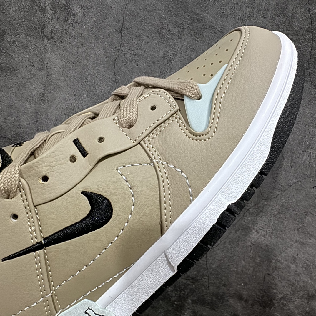 图片[6]-【纯原Y版本 】Nike Dunk Low Disrupt 2 浅咖色 休闲板鞋 货号：DV4024-200n原厂原档案开发，原盒原标，原厂头层皮料，官方原版设计，做工细节全方位比对原鞋。n码数：36 36.5 37.5 38 38.5 39 40 40.5 41 42 42.5 43 44 44.5 45 46 47.5-莆田鞋批发中心