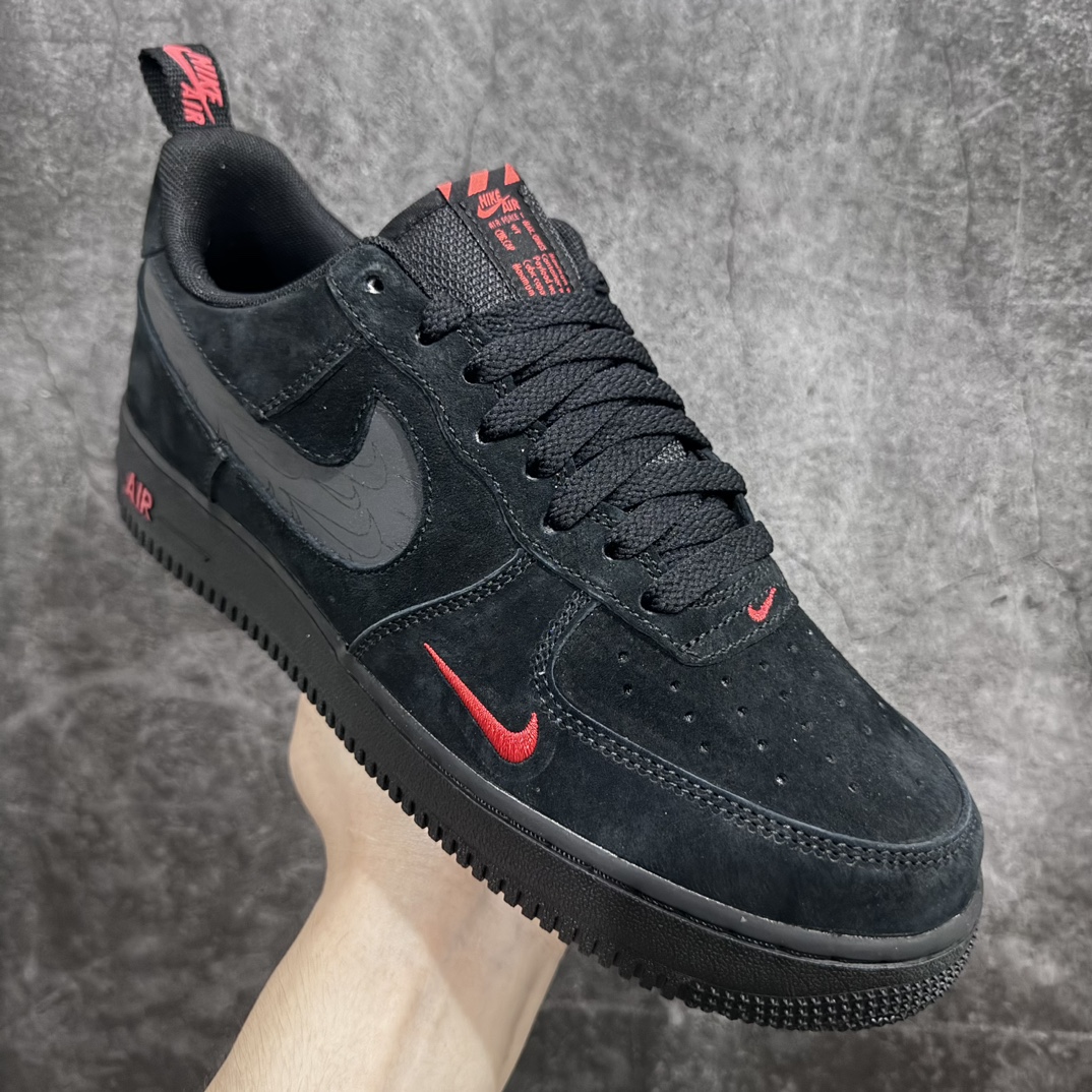 [Pure original HY version] Nike Air Force 1 Low reflective black hook DZ4514-001